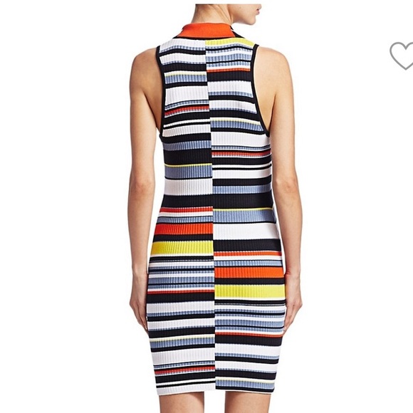 Rag & Bone Mason Striped Sleeveless Knit Dres - Picture 2 of 3